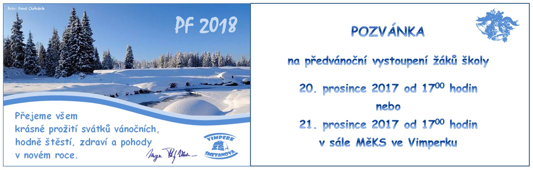 predvanocni vystoupeni
